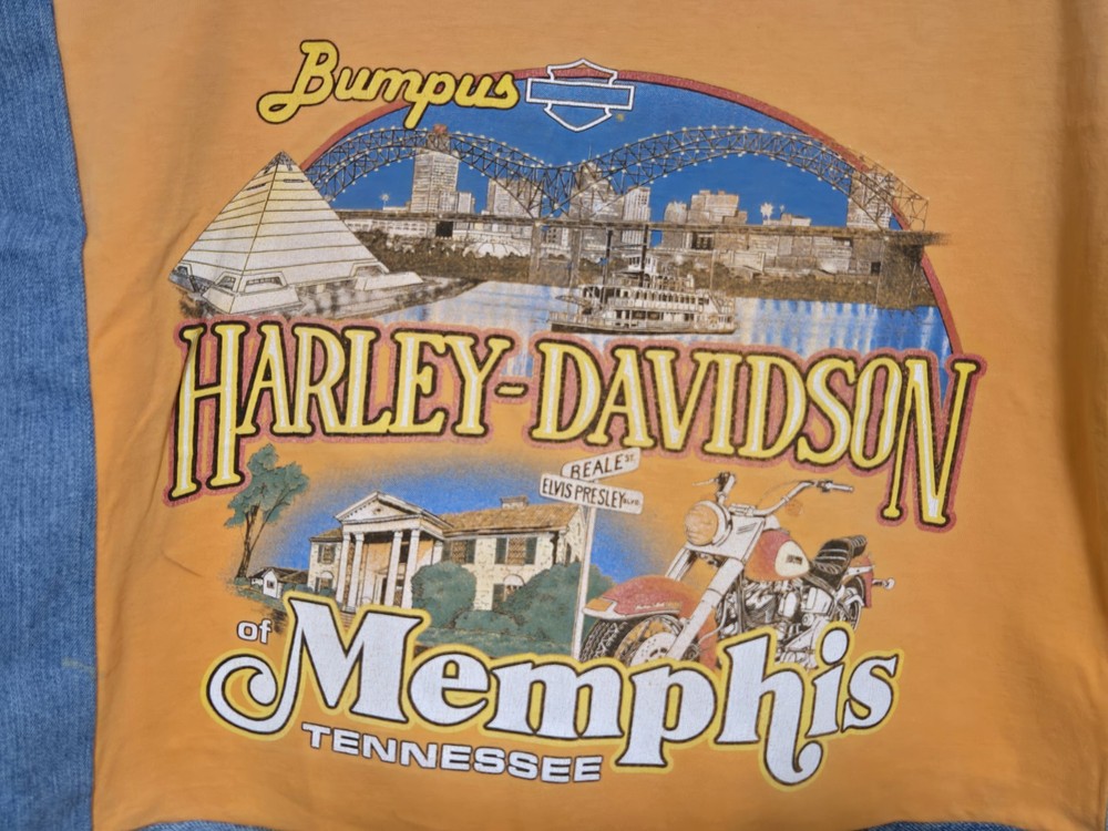 Harley Davidson Jacket Back Patch Sew On Upcycle Motorcycle 3