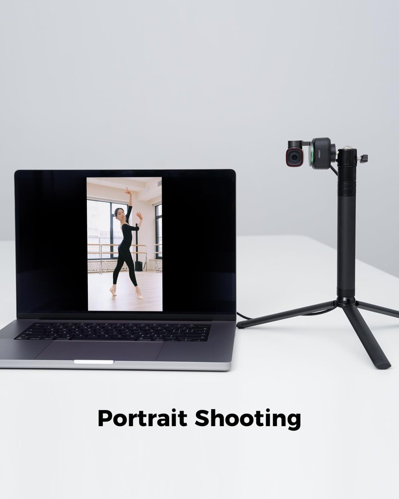 OBSBOT Tiny 2 Webcam 4K Voice Control PTZ, AI Tracking Multi-Mode & 2