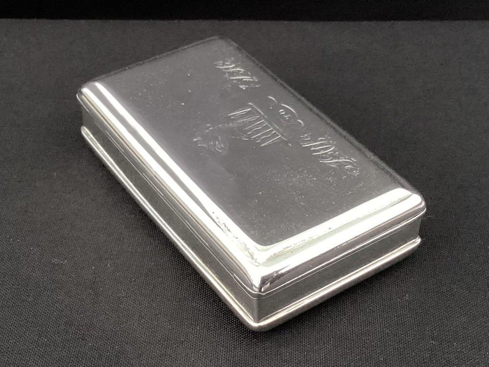 Sterling Silver Snuff Box