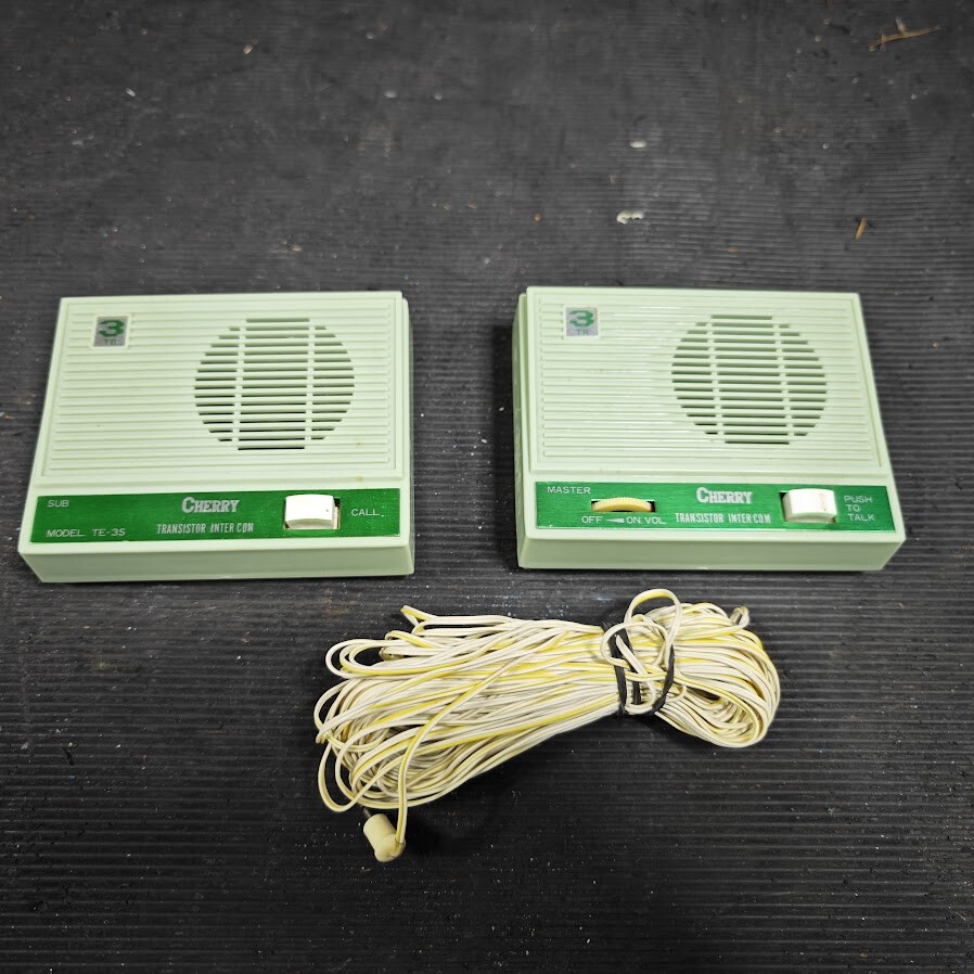Cherry TE-3S Transistor Intercom - Working, No Accessories