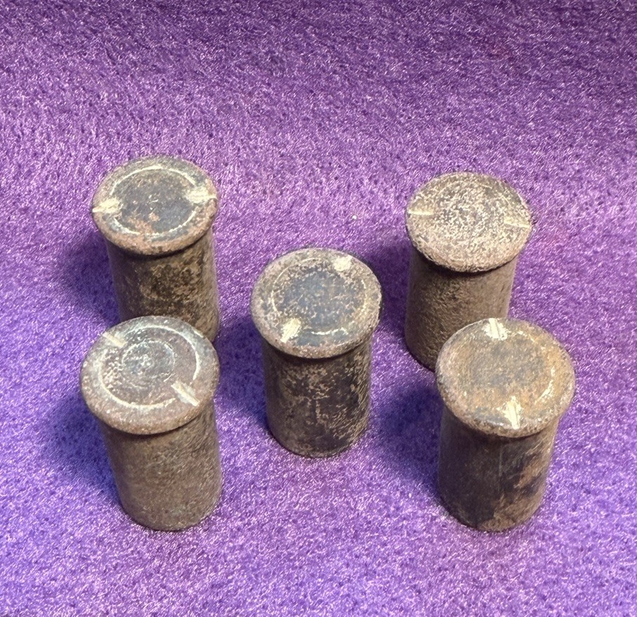 Civil War  .44 Caliber Henry Rifle Bullet Casing Lot of 5 - Richmond, Va