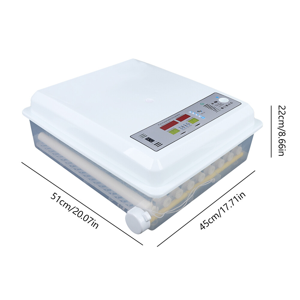 For Hatching Chicken Farm Egg Incubator 64 Eggs Fully Digital Automatic Hatcher