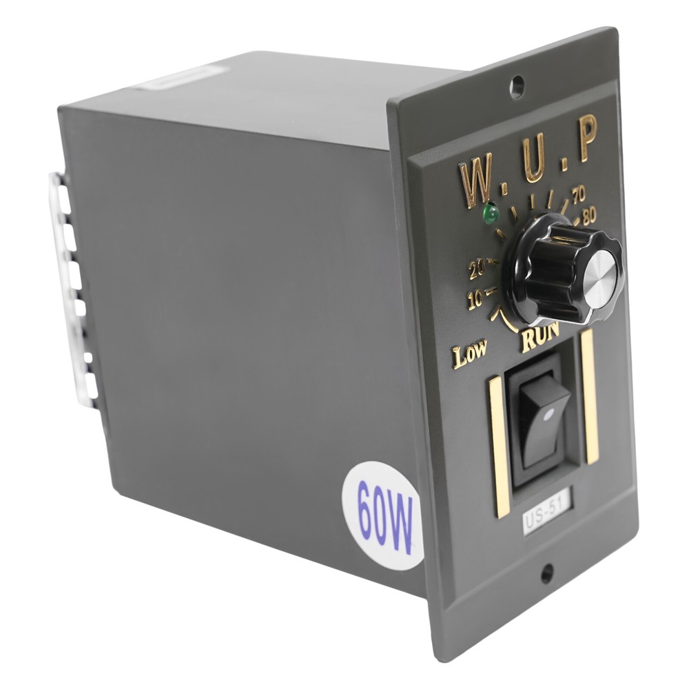 60W 110V AC Gear Motor Electric Variable Speed Controller Single-phase 1:10（10k）