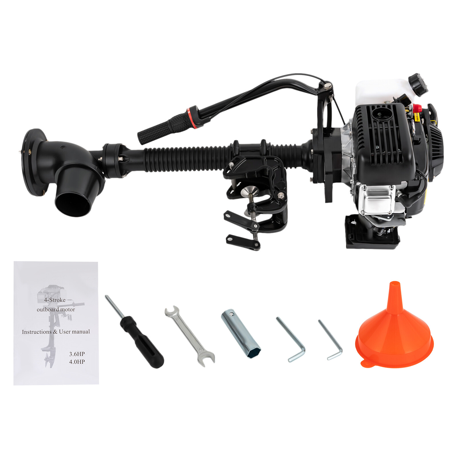 4 Stroke 4.0 JET PUMP 4HP Gas Outboard Motor Motor Heavy Duty Boat Engine US