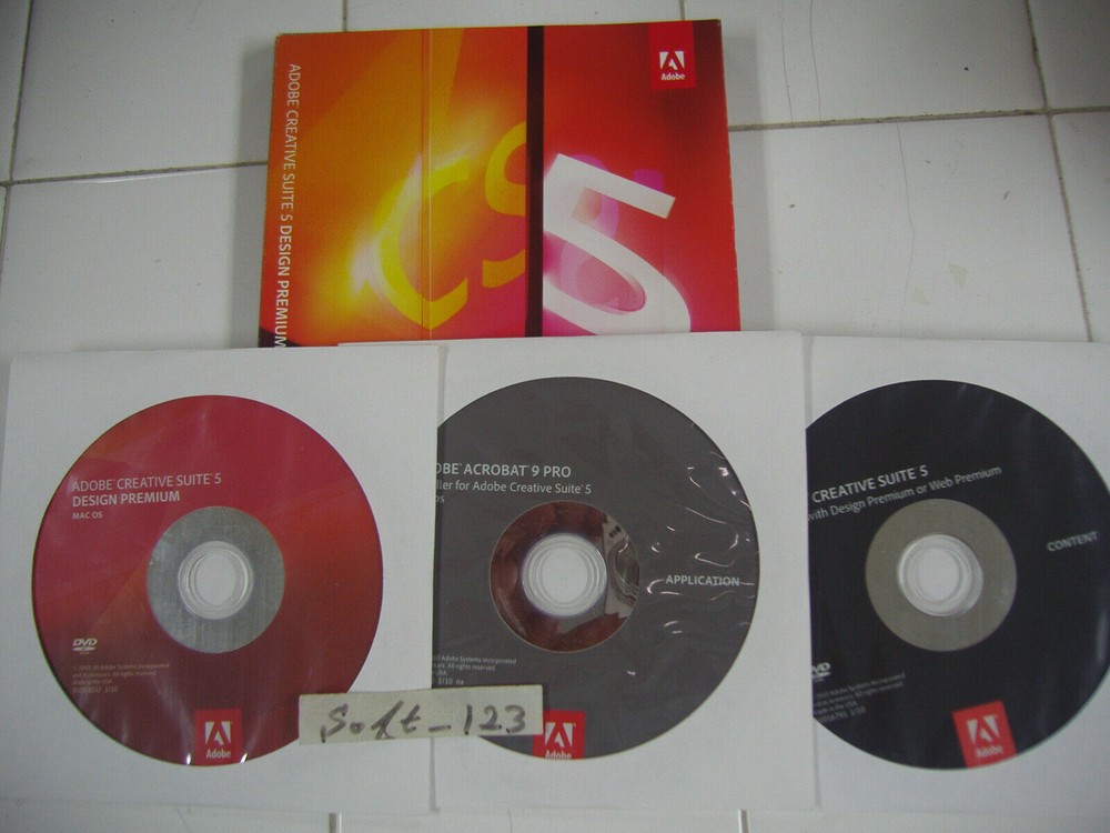 Adobe Creative Suite 5 CS5 Design Premium For MAC OS Full Retail DVD Version