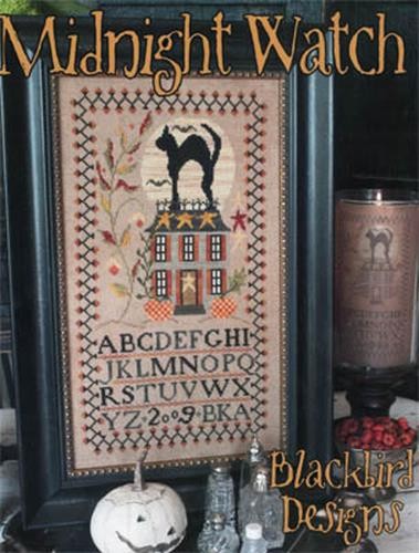 Midnight Watch by Blackbird cross stitch pattern