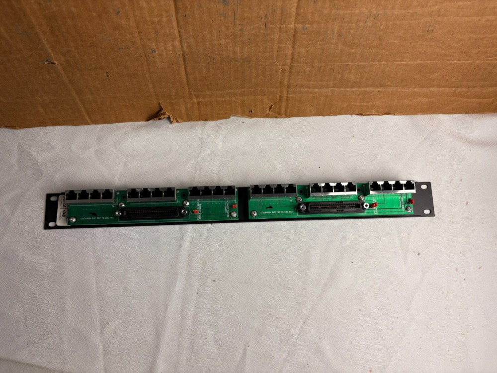 StudioHub+ RJ21 Tiny Tie Line Left Ethernet Panel 24-Port