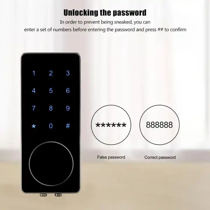 Security Smart Door Lock Keyless Entry Door Lock Electronic Deadbolt