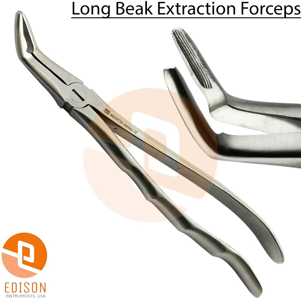 Dental Luxating Serrated Elevator Spade Root Tip Tooth Extraction Forceps 3Pcs