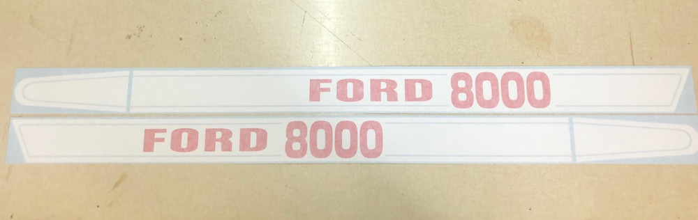 Ford 8000 Hood Decals