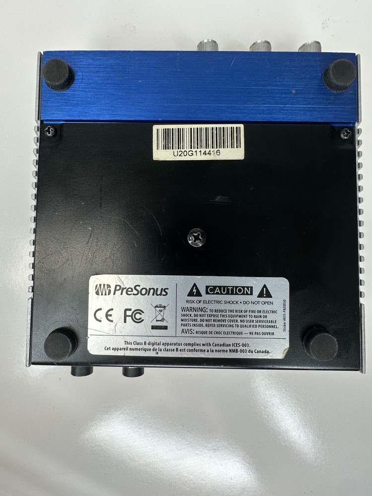 PreSonus AudioBox USB Audio Interface 2-Channel Untested AS-IS