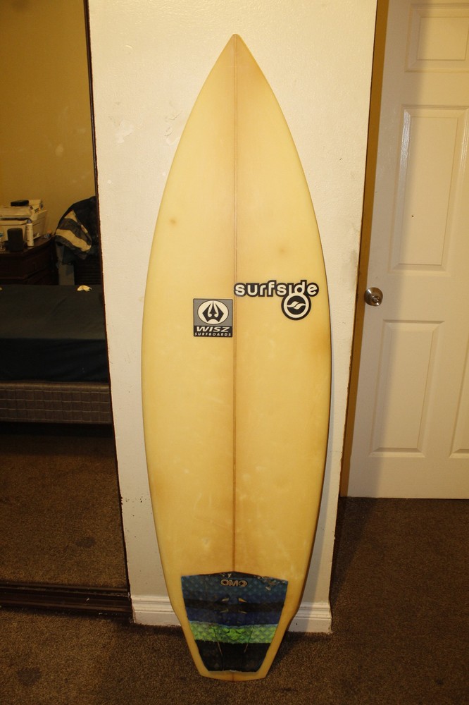 Wisz Surfside Surfboard 5'8" Fully Customized Surfboard Tan