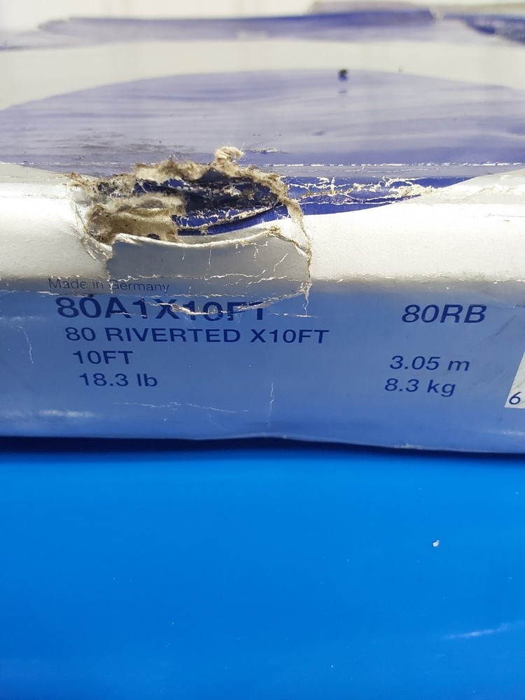 RENOLD, 80A1X10FT Single Roller Chain 10ft 1in