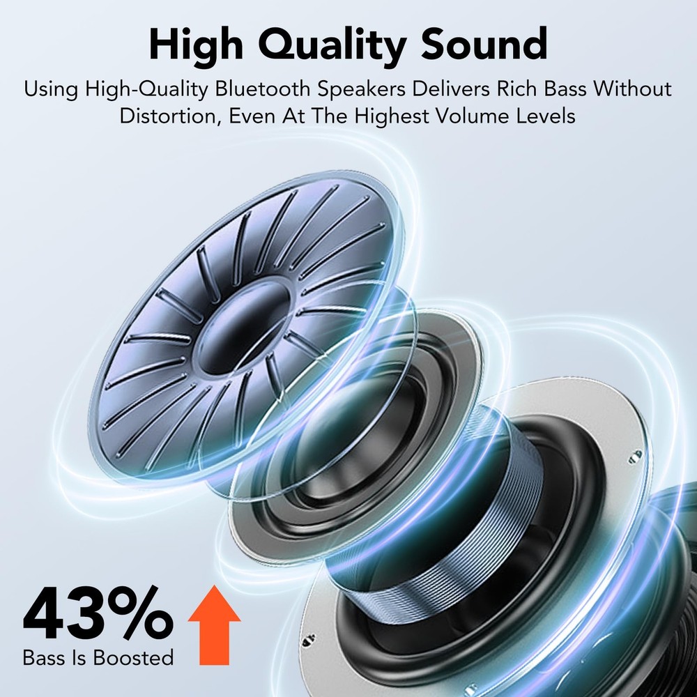 Multifunctional Cell Stand with Wireless Bluetooth Speaker and Anti-Slip Base...