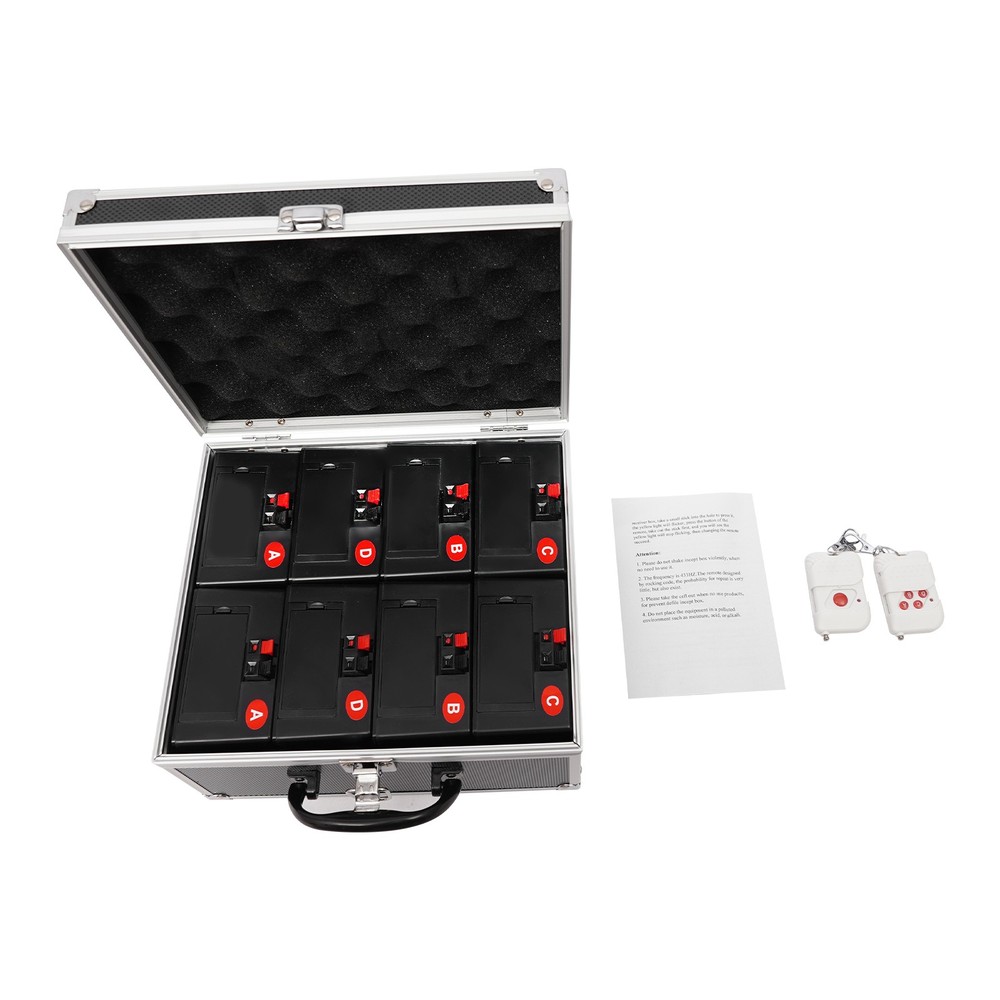 8PCS Cold Spark Based Firework Safe Flame Effect Machine Remote Control NEW