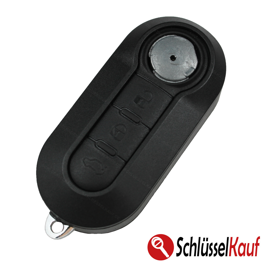 Flip Key 3 Button Housing Black NEW