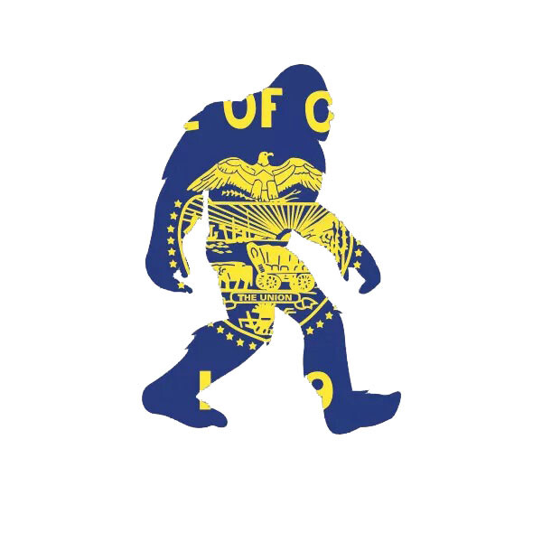 Oregon Bigfoot Sticker Decal