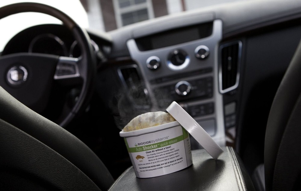 Biocide Systems Auto Shocker, Quick Release Car Odor Eliminator, Eco-Friendly