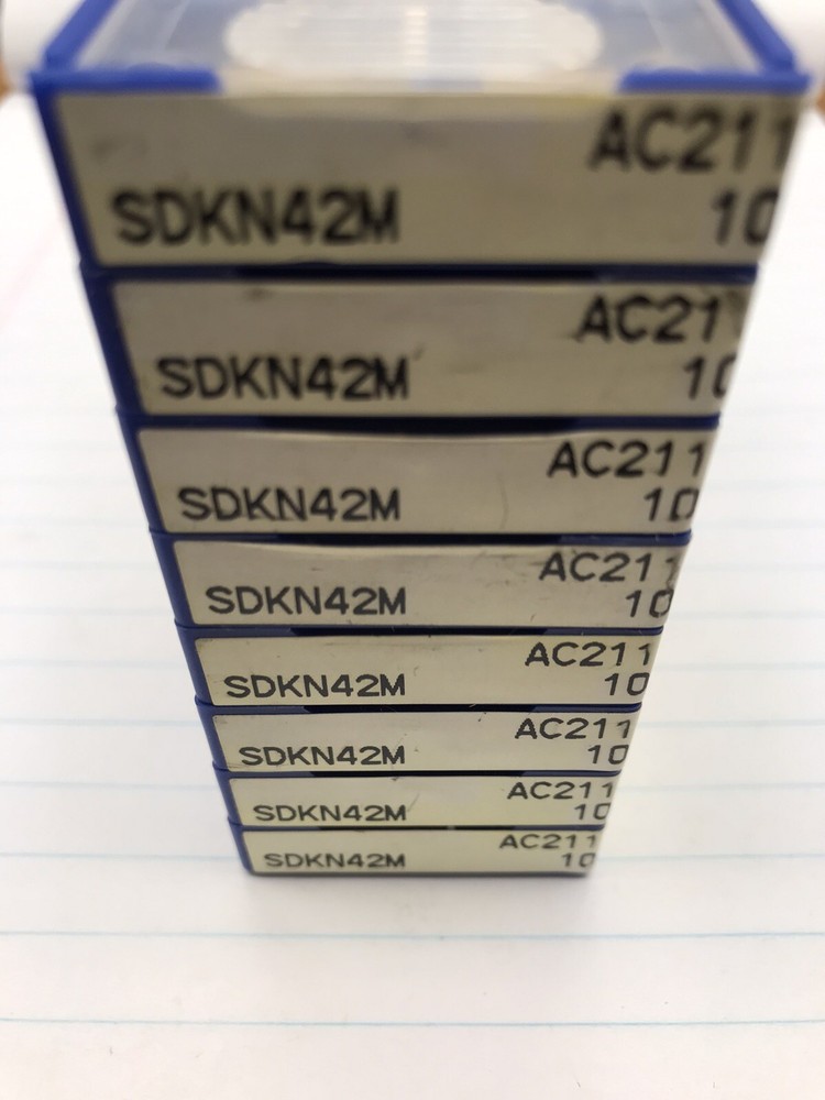 10 pcs. SDKN42M AC211 SUMITOMO INSERT (loc stk)