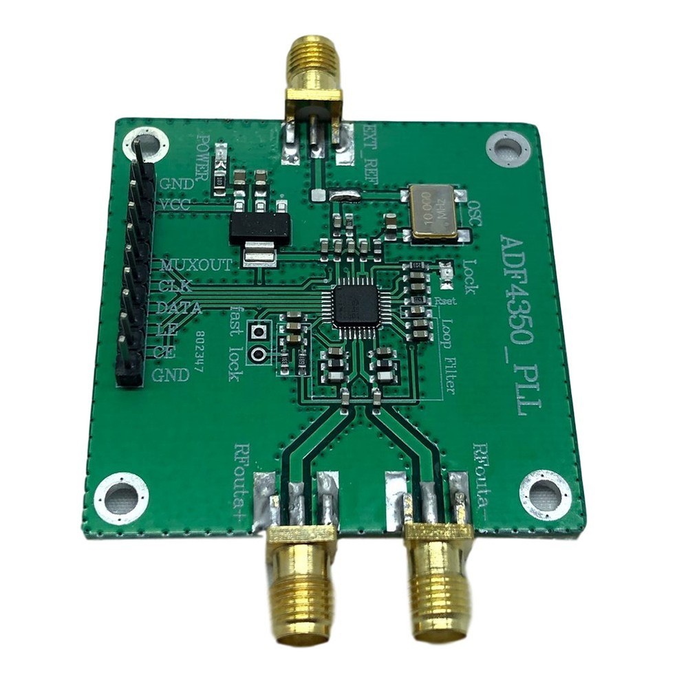 ADF4350 RF Signal Source Module for Various Applications with Connector