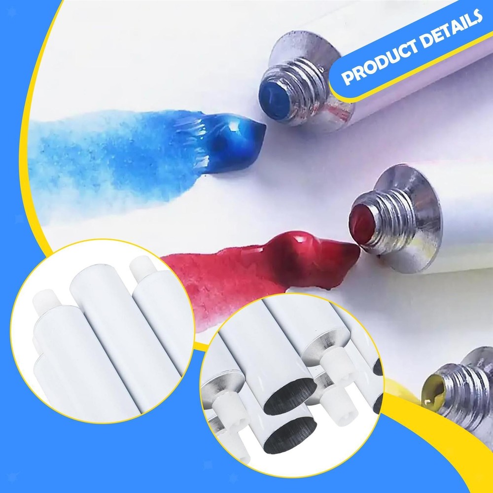 10 Pieces Empty Paint Tubes Empty Toothpaste Tubes Container Jars Bottle Packing