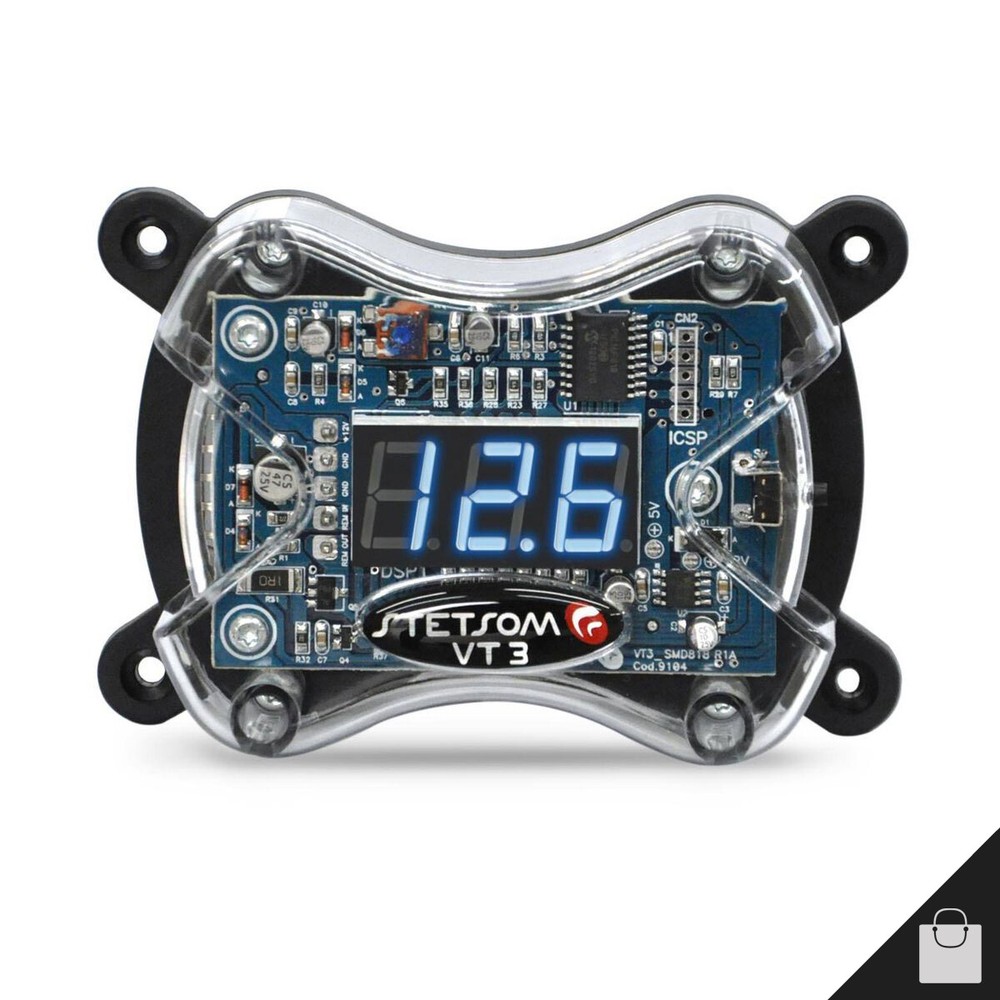 Stetsom VT 3 Digital Voltmeter Remote Car Led Protection Module 3-5 Day Delivery