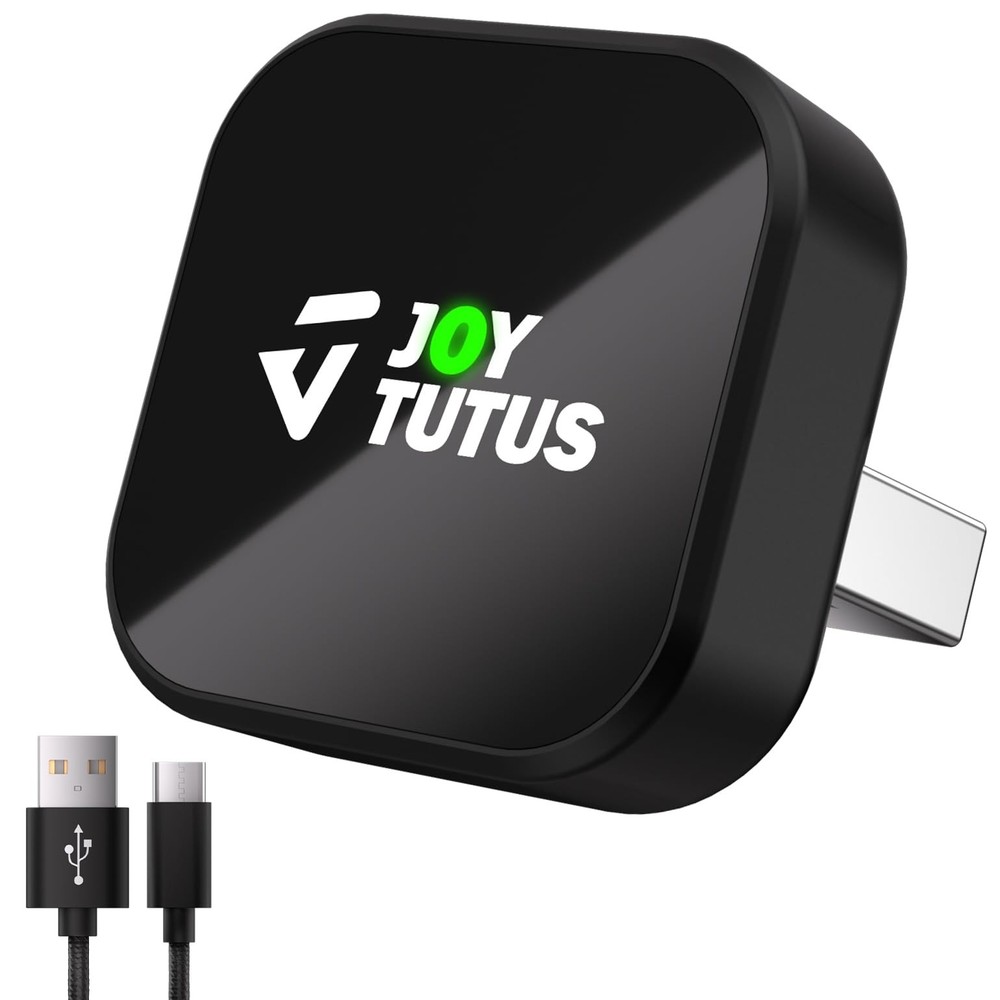 2-IN-1 Wireless CarPlay Auto Adapter USB Plug ＆ Play For Apple iPhone Android