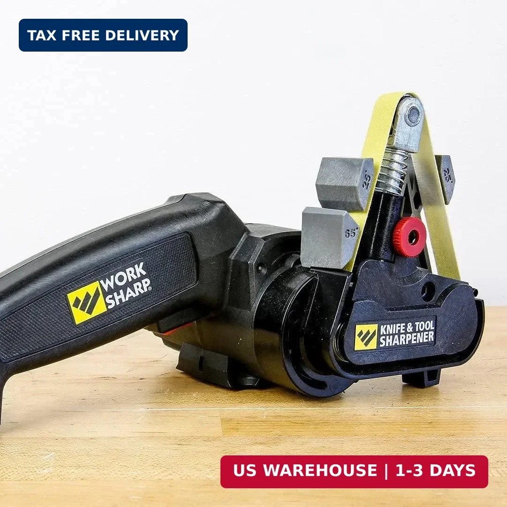 Work Sharp Knife & Tool Sharpener Mk.2 + Replacement Belt Kit