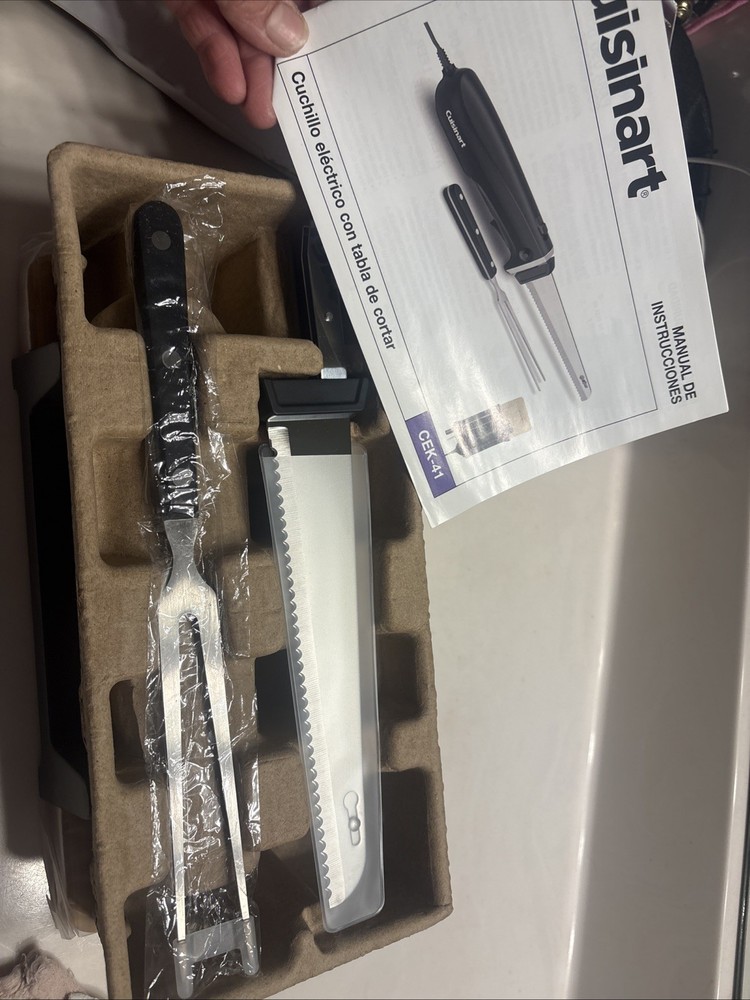 Cuisinart CEK-41 Electric Knife Set - Black/Silver