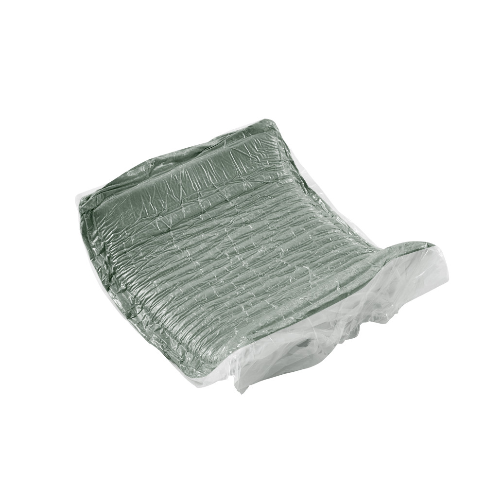 Harrison Velvet Green Sofa Compressed Couch w/ Modular Design - 39.37"L