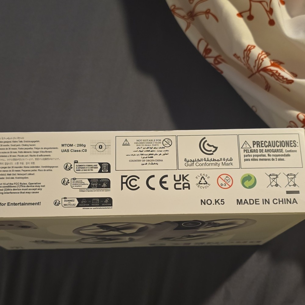 K5 Quadcopter Drone with Camera, Obstacle Avoidance, Gesture, LED Light