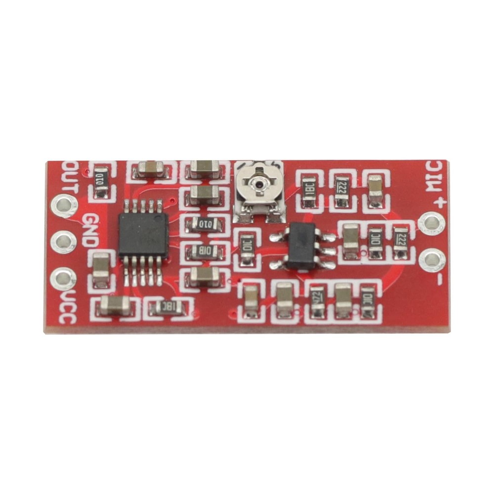 MAX4466 Electret Microphone Preamplifier Module with SSM2167 Voice Compressio...