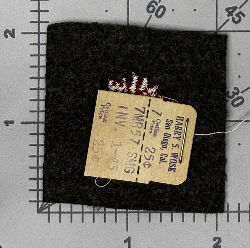USMC Shipboard Marine Ordnance Mate Cuff Patch Inv# K2197
