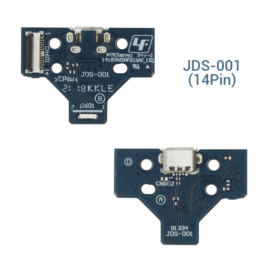 For Sony PS4 Controller USB Charging Port Board Connector Flex Cable 2 Pack
