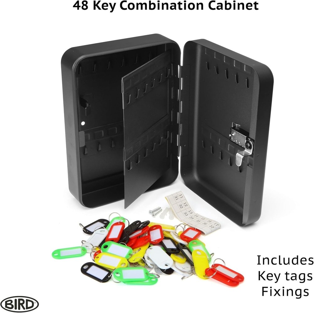Black 48 Key Combination Key Cabinet