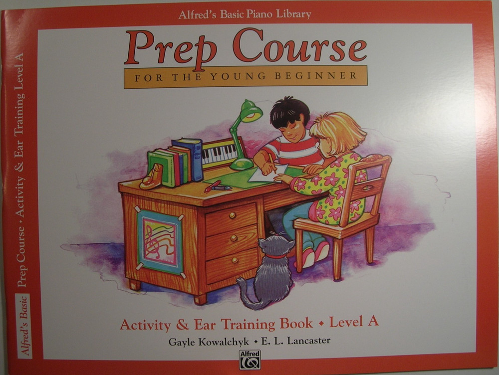 New Alfred's Basic Prep Course Young Beginner Piano Music Activity Book Level A