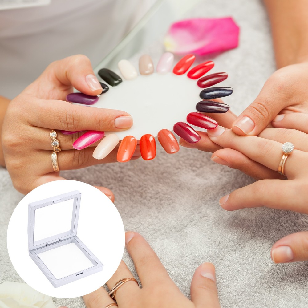 20 Pcs Press on Nail Storage Box Packaging Box, Red