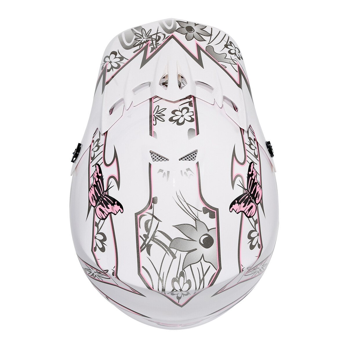 DOT Youth Kids Butterfly Dirt Bike Off Road ATV Helmet Motocross Goggles+Gloves