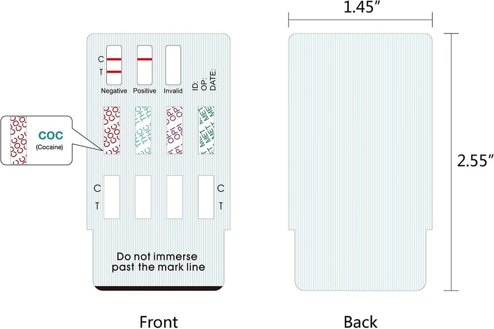 Easy@Home Multi-Drug Screen Test, EDOAP #144, 10 count