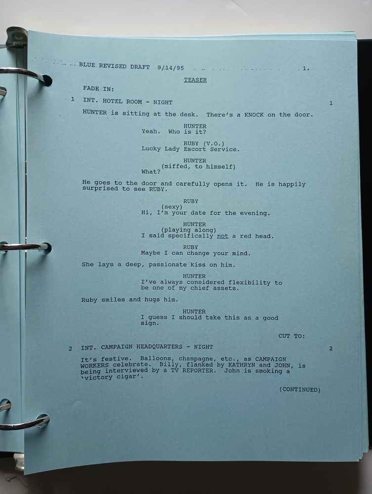 THE MONROES (1995) TV Soap Opera Scripts & Production Binder William Devane