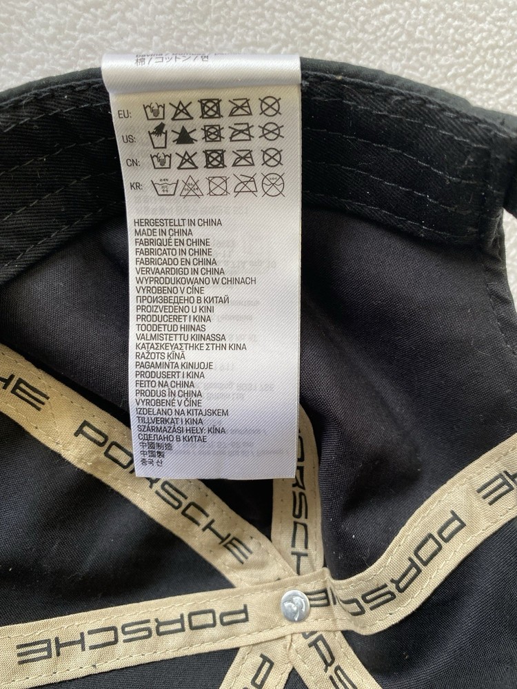 PORSCHE DRIVER'S SELECTION BASEBALL CAP BASIC – ESSENTIAL BLACK WAP0800020C