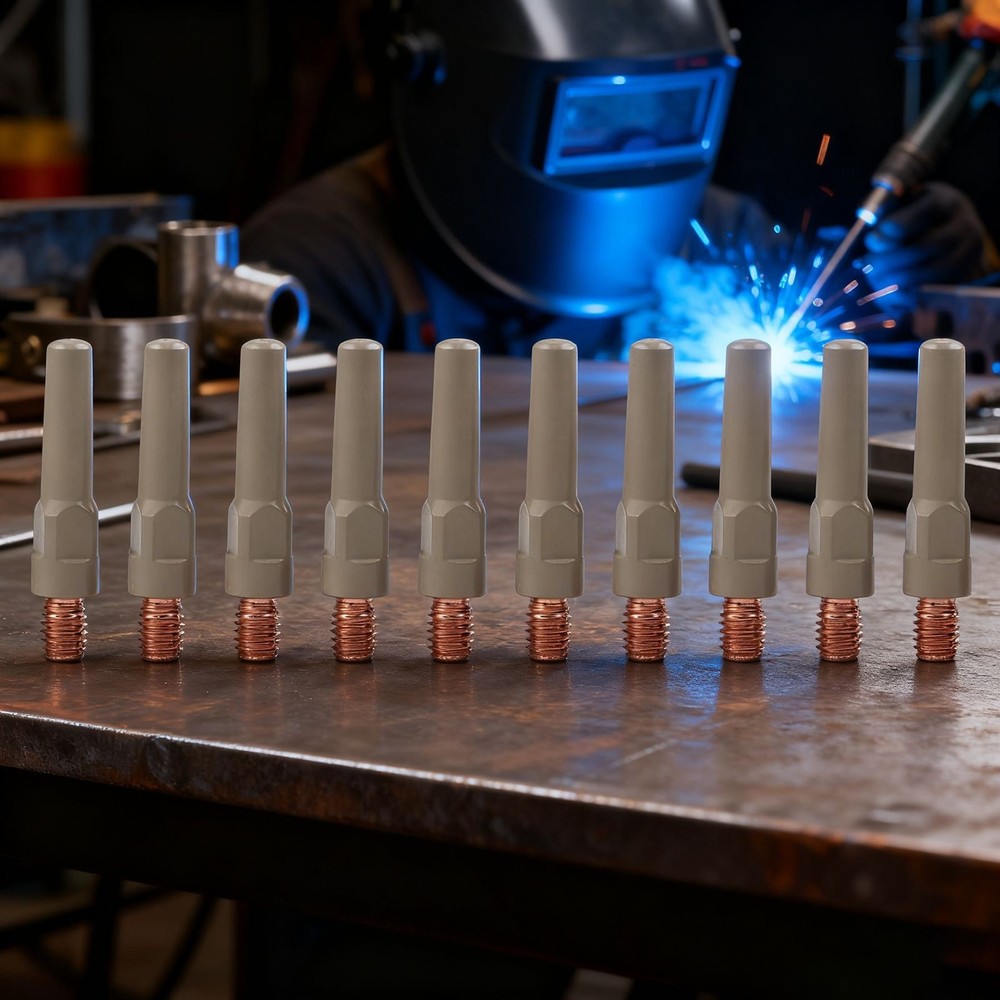Essential Toolset Ten Non Sticky Coating Welding Tips for 15AK For MIG