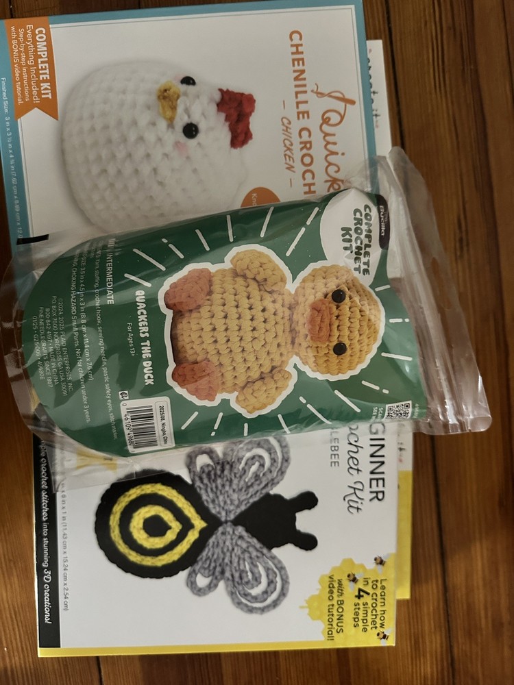 3 Crochet complete kits
