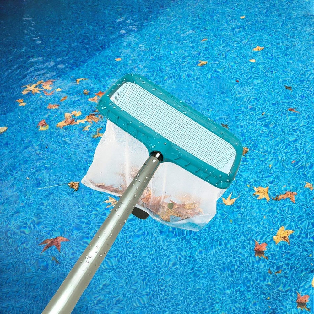Universal Pool Leaf Rake – Heavy Duty Net Cleaner for Hot Tubs & Pools