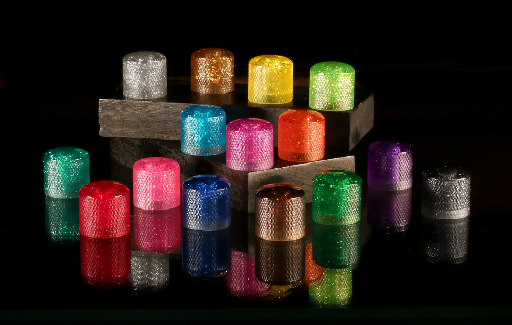 Xentric Guitars - METAL FLAKE Series Resin Guitar Knobs & Switch Caps