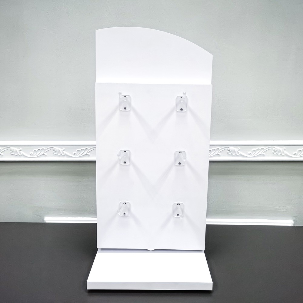 12-Hook Countertop Spinner Display Compact Design, Lightweight, Easy Assembly