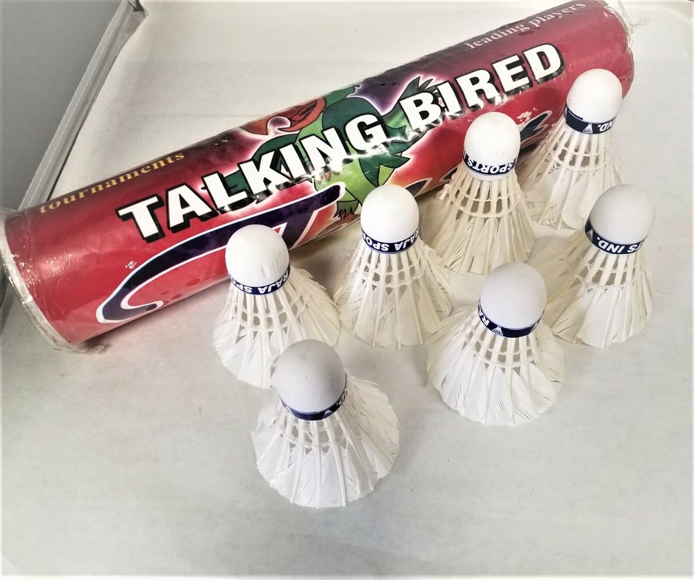 High quality practice shuttlecock with cork base 10 pc pack