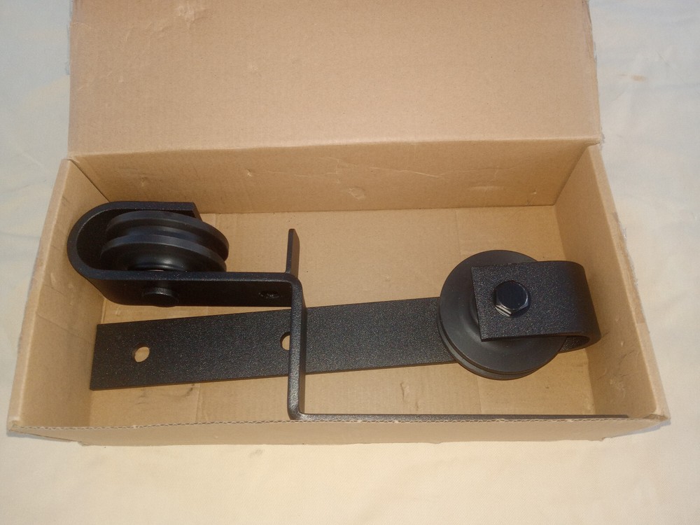 Barn Door Hardware Roller Pair Offset Overlap