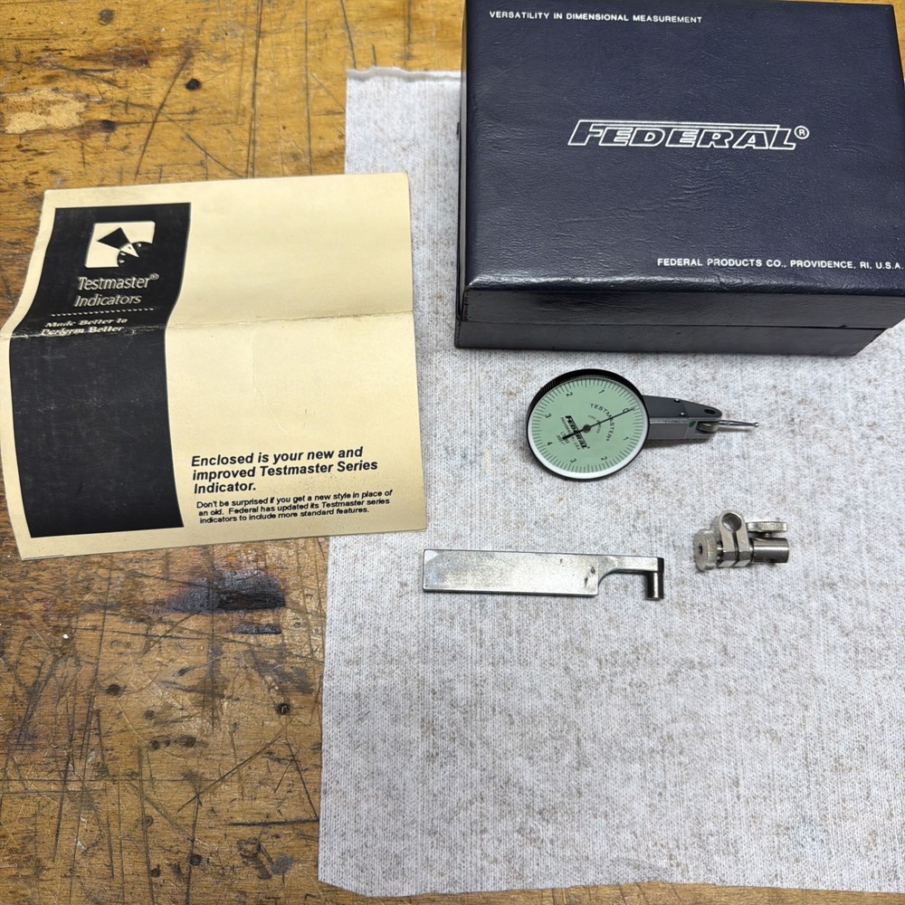 Federal LT-102 .0001 Testmaster Dial Indicator U.S.A.