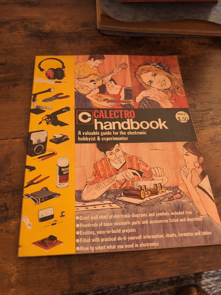 Calectro Handbook 1973 GE Electronics Guide & Catalog Reference Manual Radio